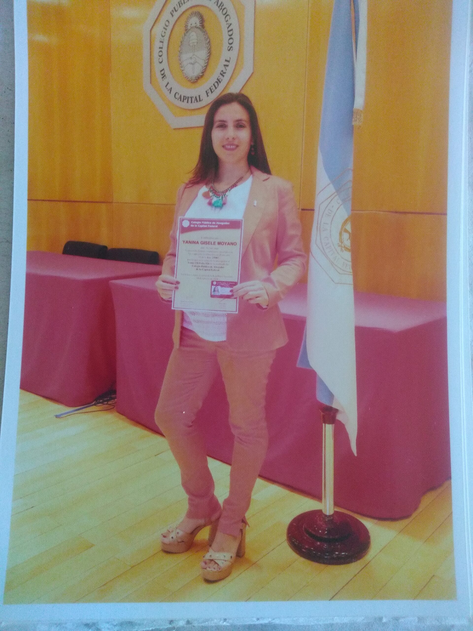 Jura en el colegio de abogados de la capital federal